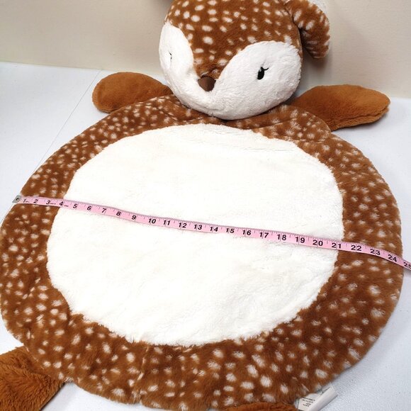 Mary Meyer 38" Deer Fawn Baby Play Mat Plush - Picture 5 of 6